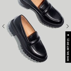 Madewell bradley lugsole loafers-leather